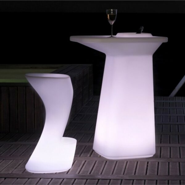 Table haute MOMA - Mobilier lumineux