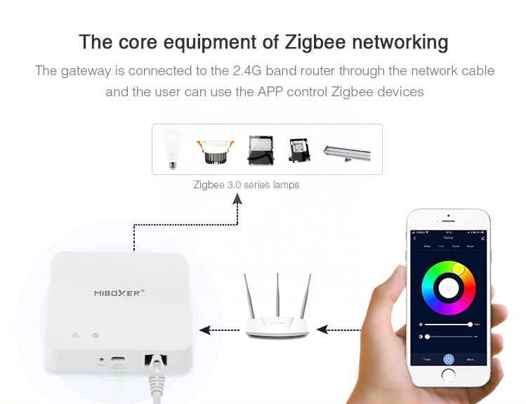Boitier Zigbee 3.0 Connectivité 2