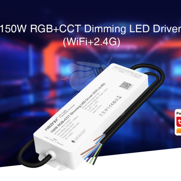 Transformateur + Contrôleur RGB CCT 2.4 GHz + Wifi 24V 150W info