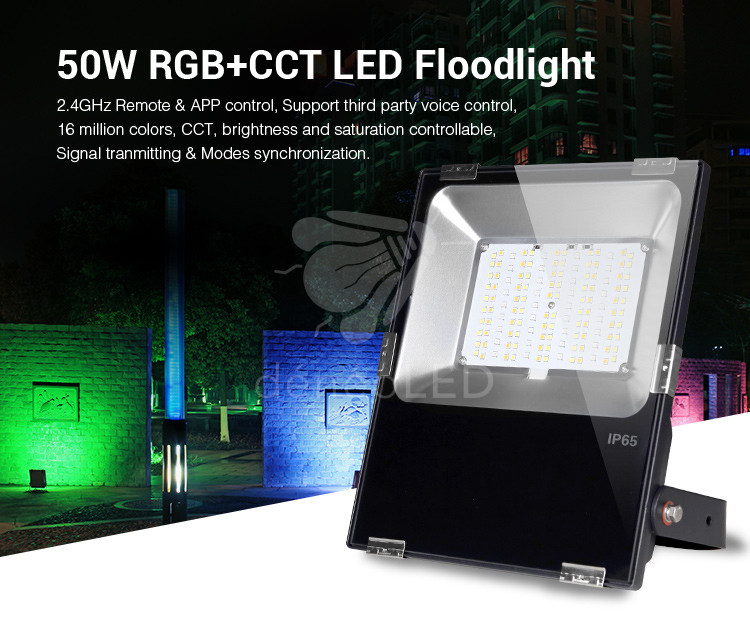 Projecteur Extérieur FUTT02 50W RGB-CCT info