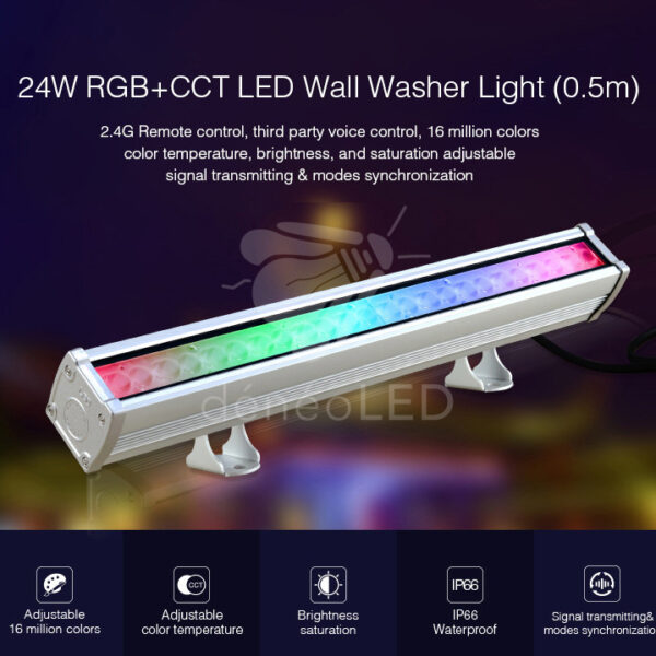 Wall-Washer 0.5 mètre 24W RGB-CCT info