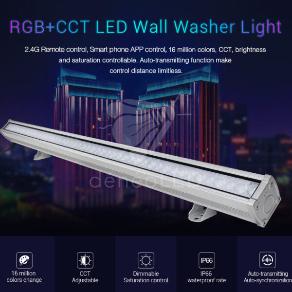 Wall-Washer 1 mètre 24W RGB-CCT info