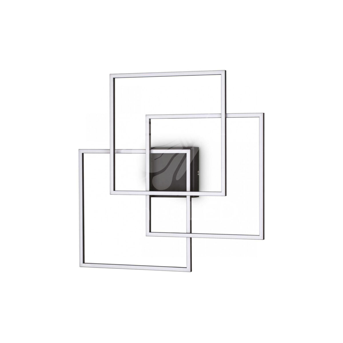 Plafonnier Frame carré Noir
