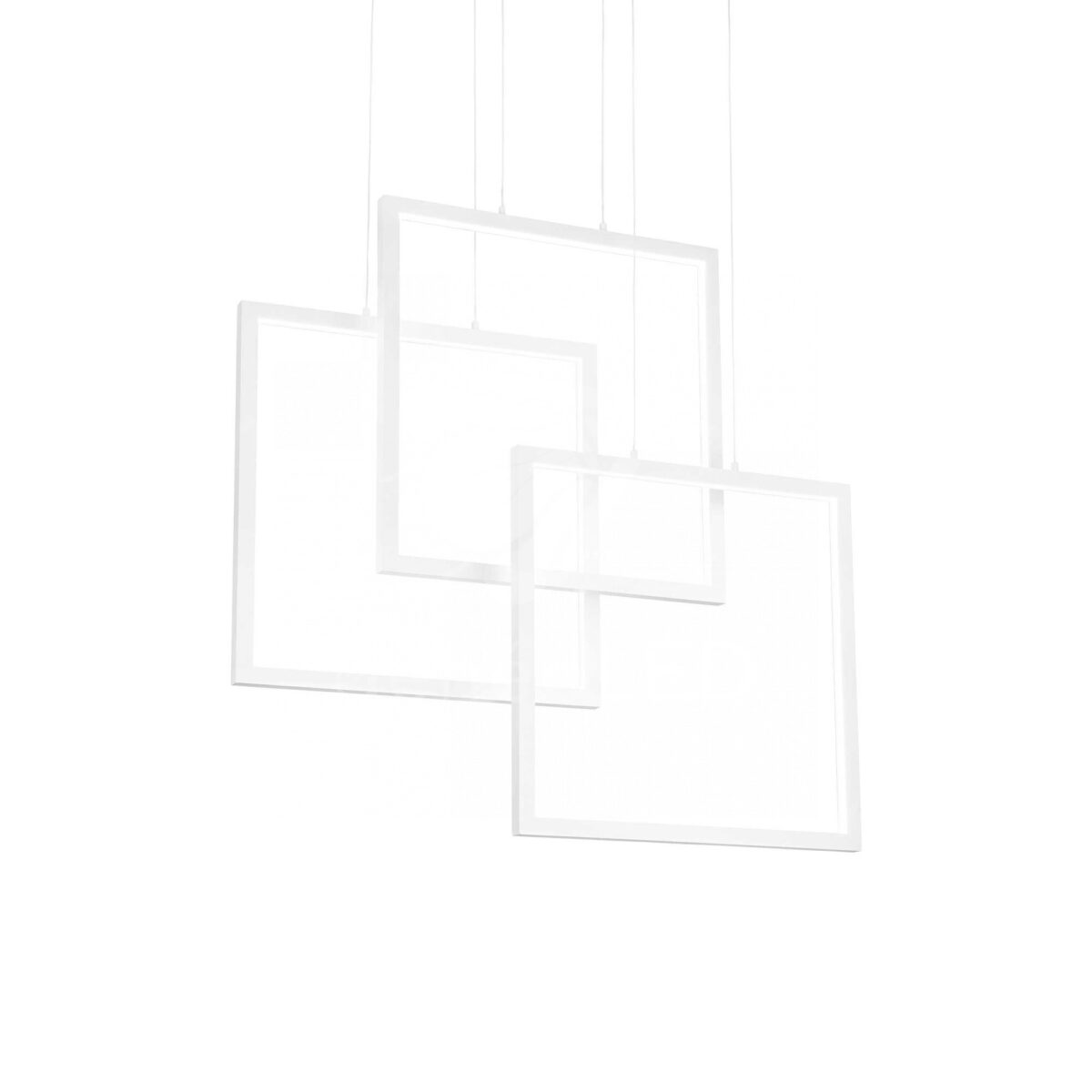Suspension Frame carré Blanc