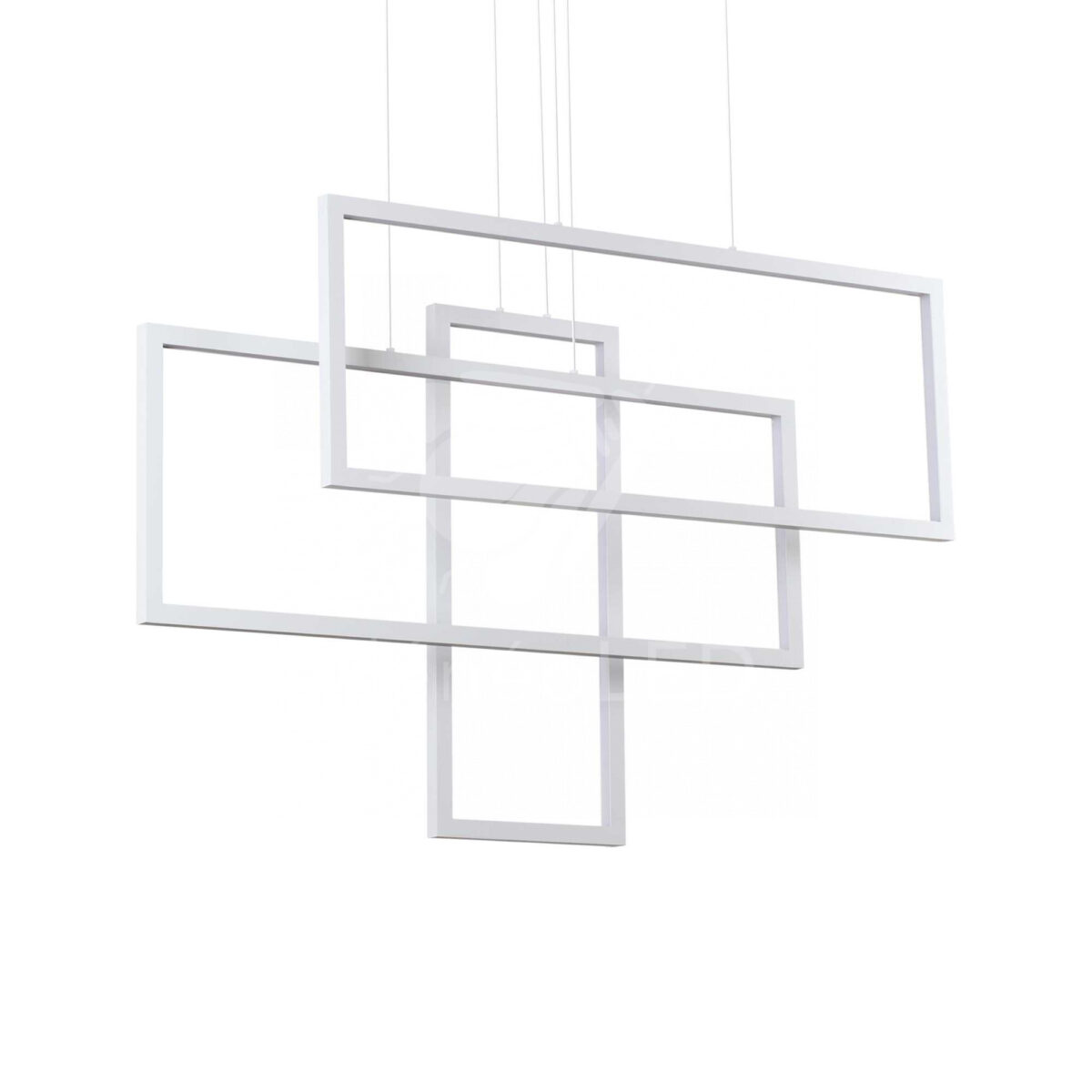 Suspension Frame rectangle Blanc